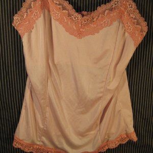 The Limited Peach Lacy Camisole Misses Sz S